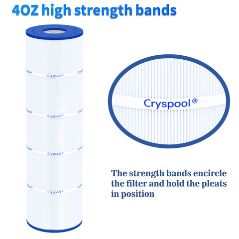 Cryspool 07072 easy-clean pleats design for reusable performance.