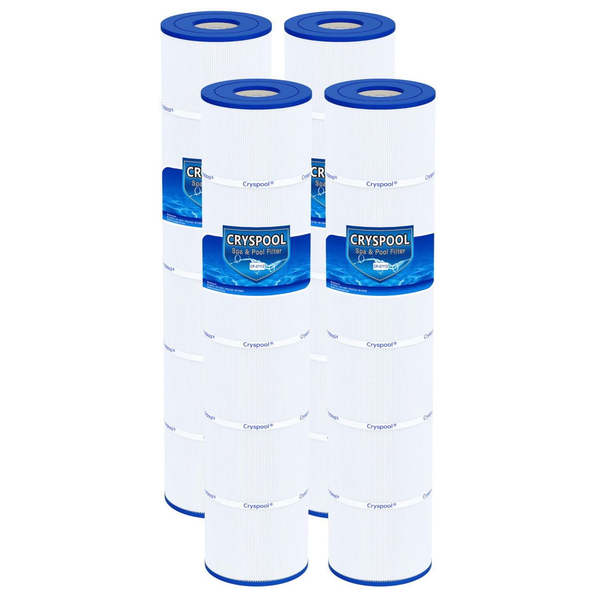 Cryspool 07112 filter assembly demonstrates precise fit for compatible pool systems.
