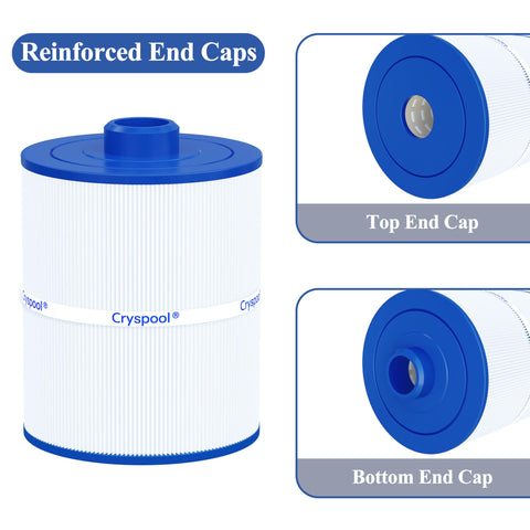 Cryspool 08004 pleat structure supporting strong filtration performance