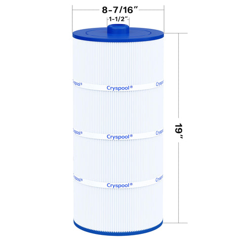 Cryspool 08017 filter compatibility chart shows broad model reach for simple replacement.