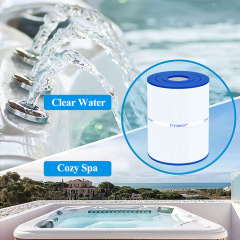Cryspool 08020 filter supports Sumatran spa models for lasting filtration efficiency