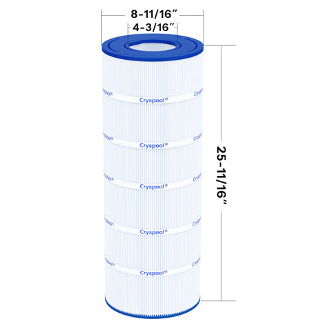 Cryspool 08032 filter uses trilobal fibers for durability.