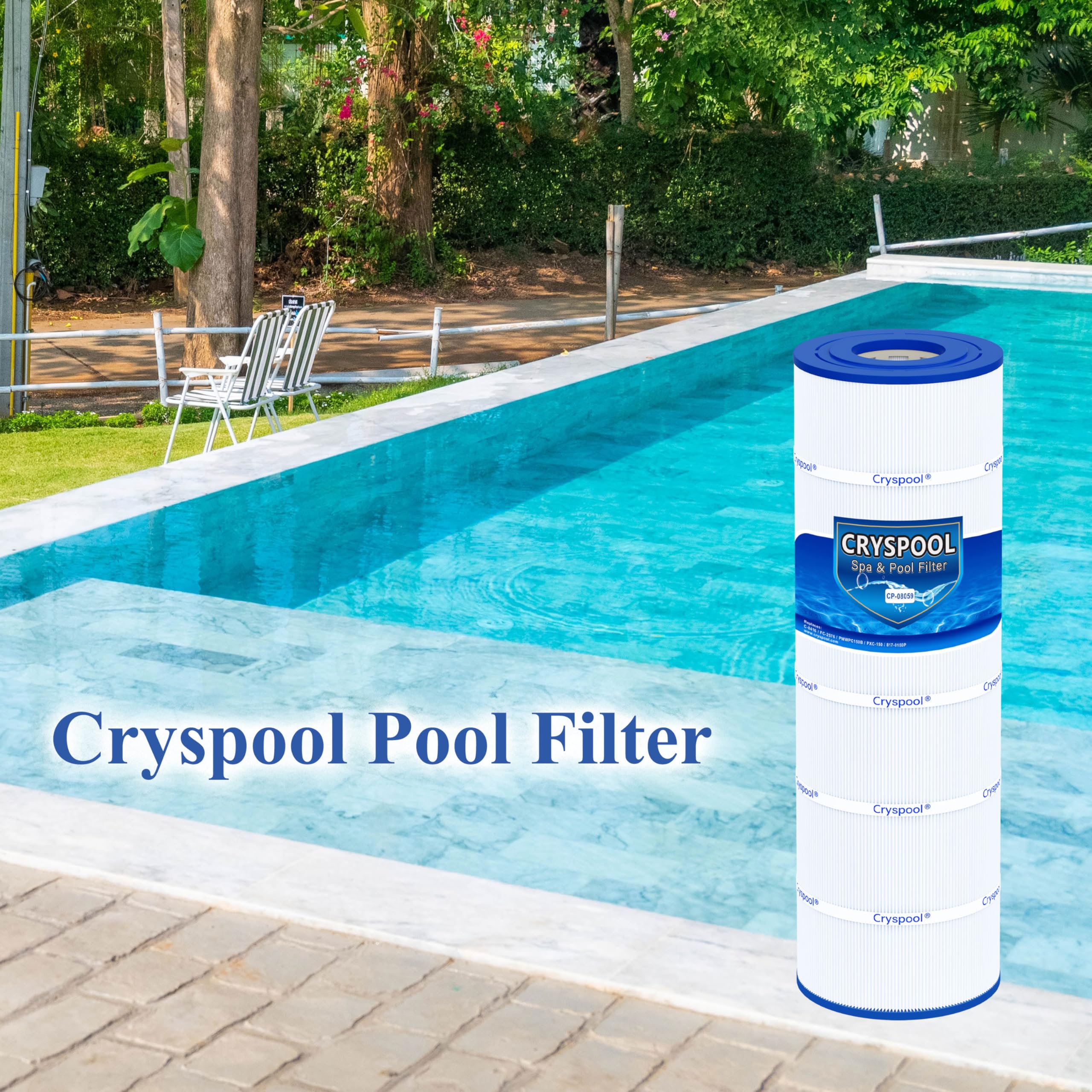 Cryspool 08058 filter installation guidance for quick replacement.