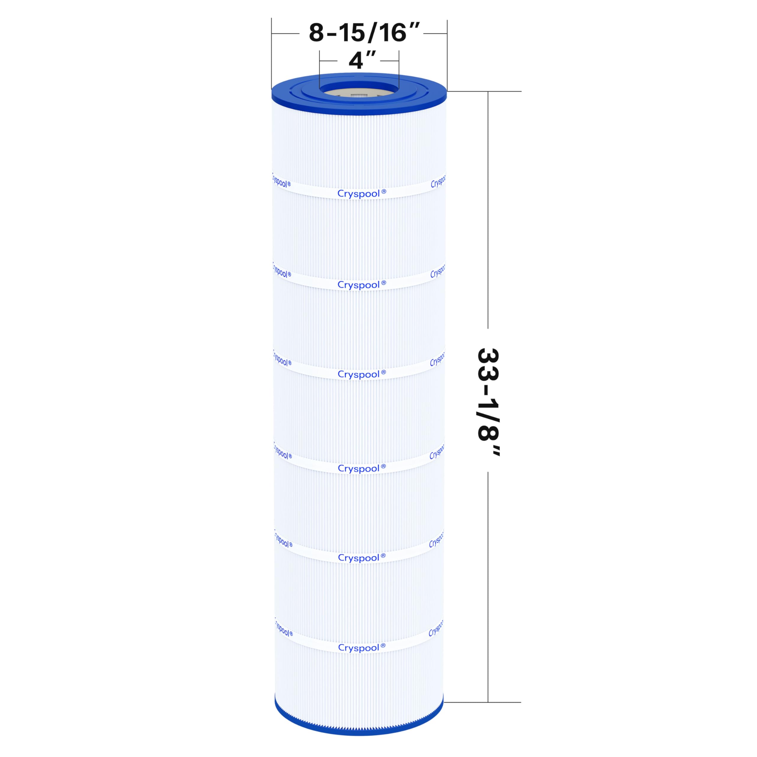 Cryspool 08064 250 sq ft filter area improves flow and dirt capture.