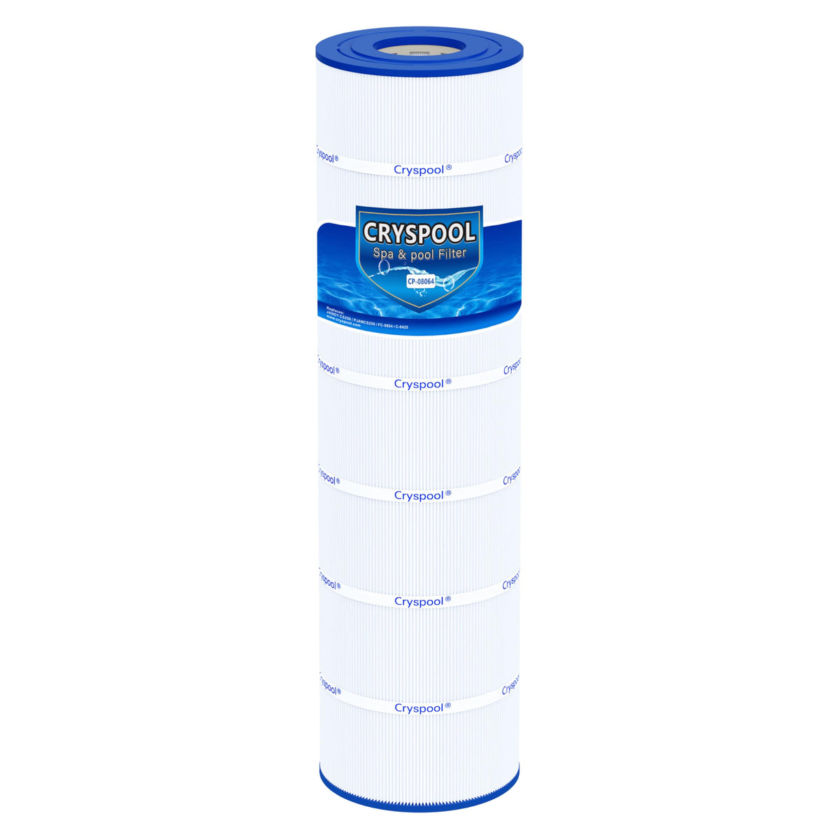 Cryspool 08064 filter compatibility with Jandy units boosts versatile pool setups.