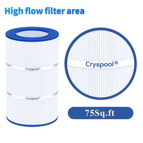 Cryspool 09022 filter cleaning process demonstration suggests easy maintenance.