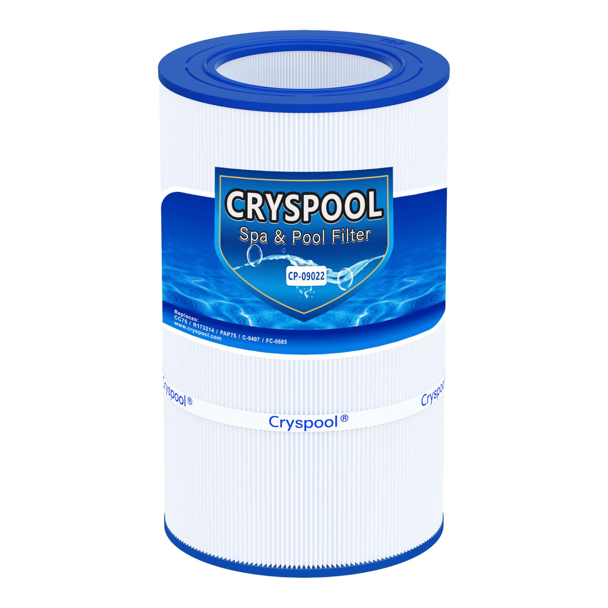 Cryspool 09022 filter closeup showing durable construction for reliable filtration.