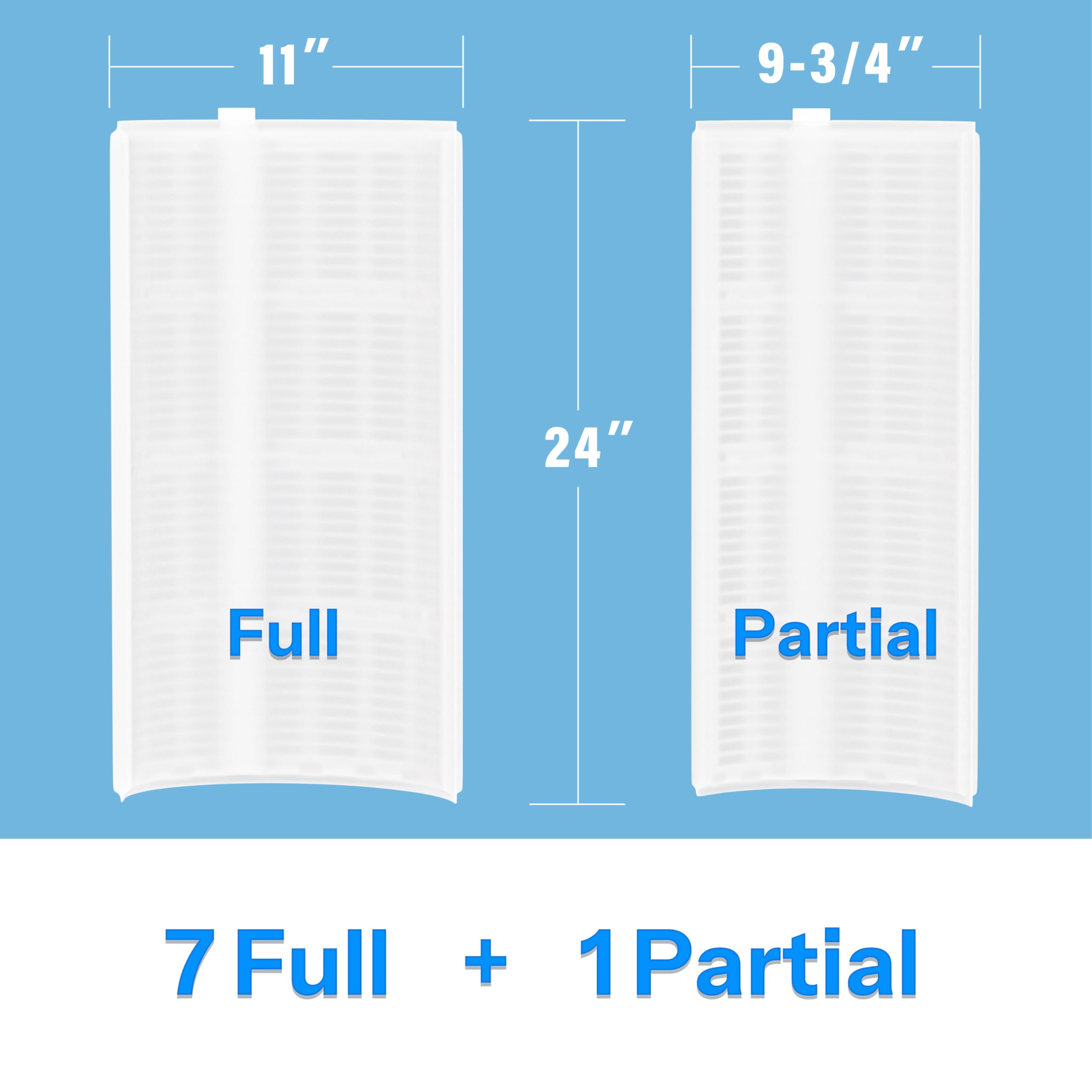 Cryspool 1004 DE partial grid supports thorough filtration with full-grid setup.
