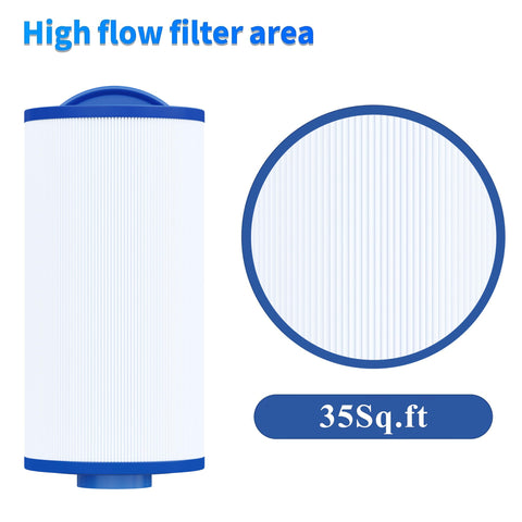 Cryspool 2-pack spa filter provides backup filtration for continuous spa enjoyment.