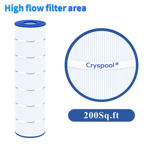 200 sq ft filtration area supports strong water flow and clarity.