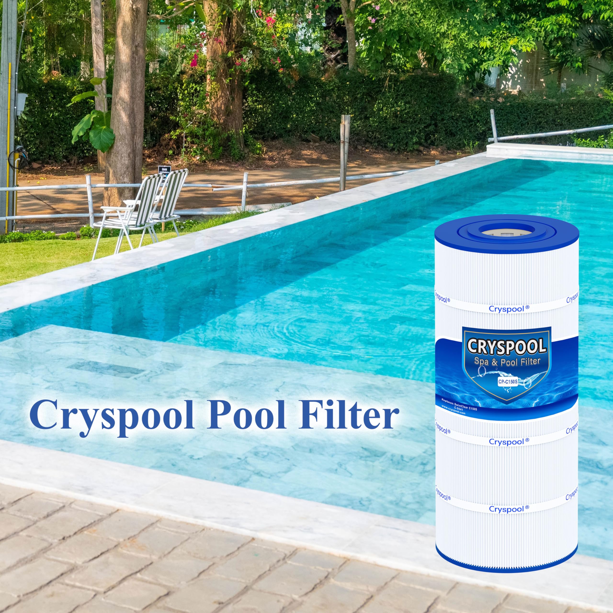 Cryspool C150S filter simplifies installation and removal during routine maintenance