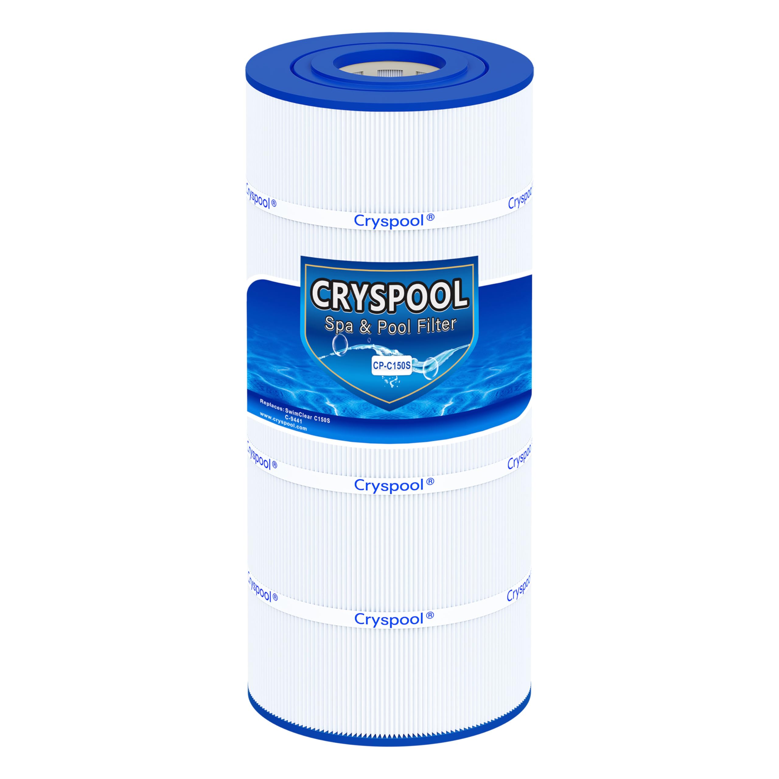 Cryspool C150S filter size and dimension for proper fit