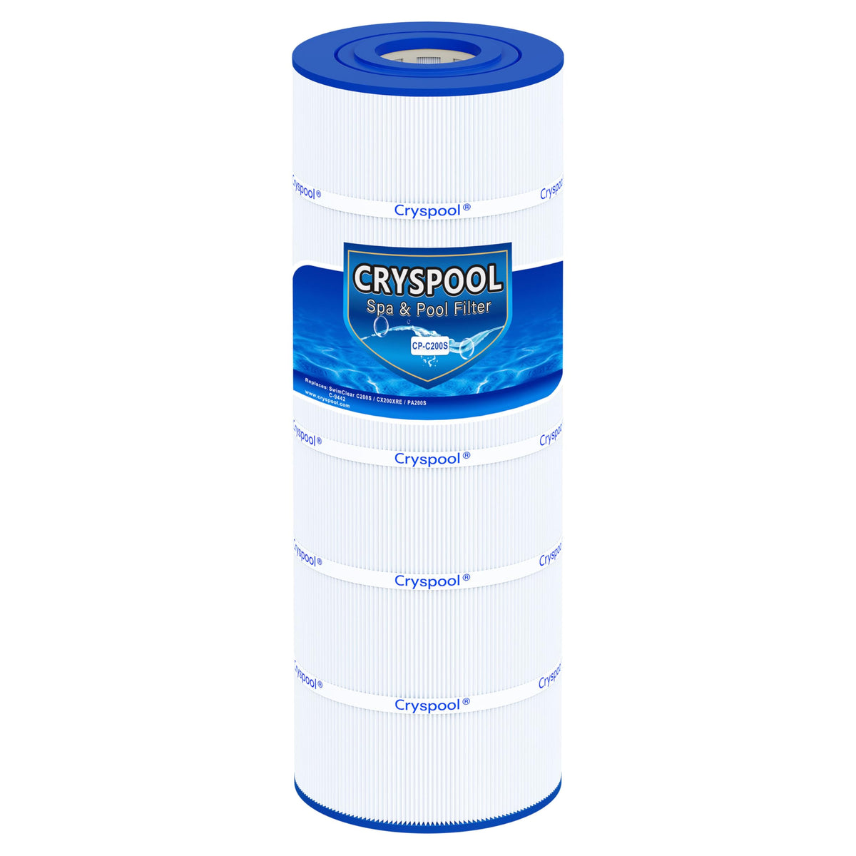 Cryspool C200S filter assembly for efficient pool filtration