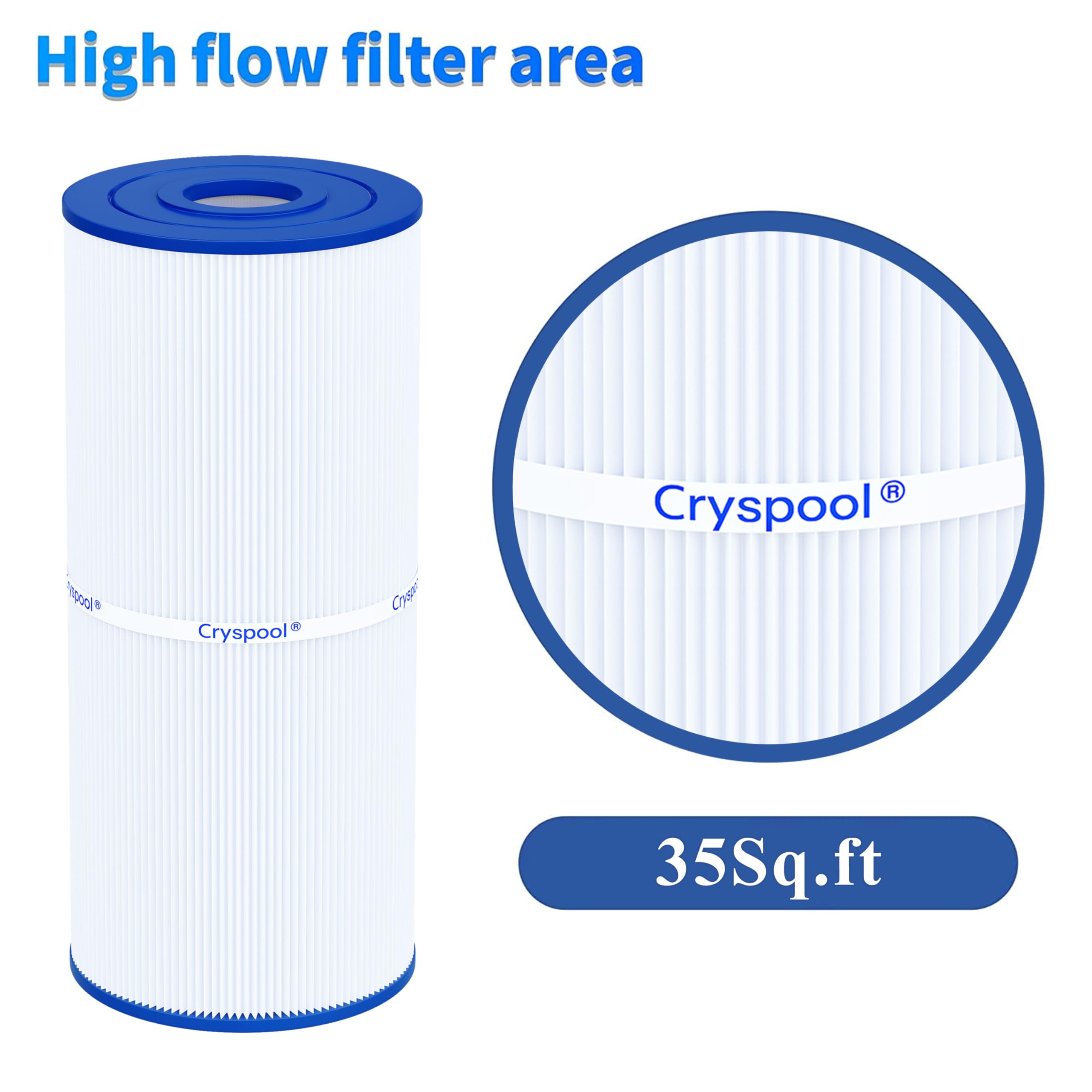 Cryspool CRP35B filter installation view guides secure fit.