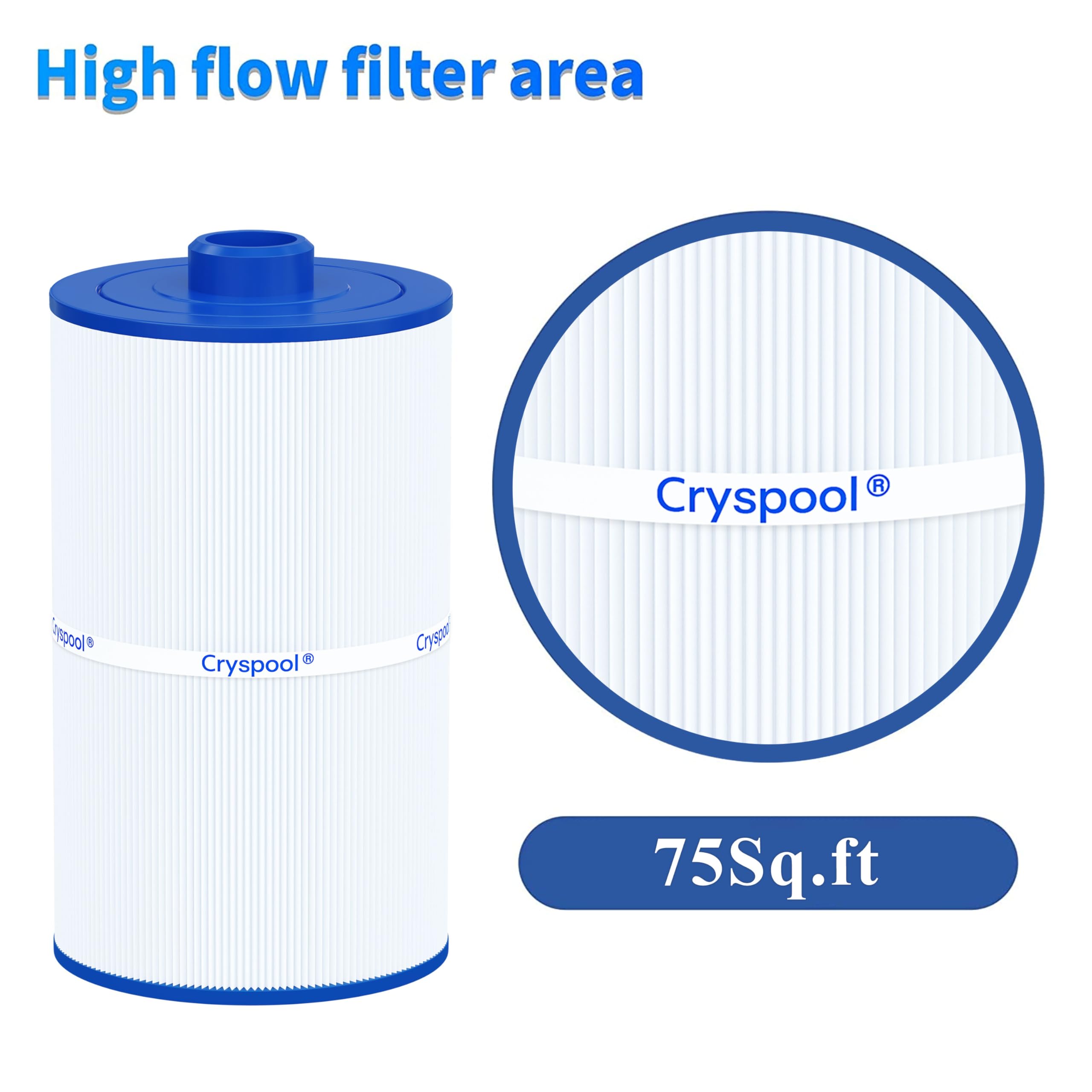 Cryspool easy cleaning action showing rinse-and-wash restoration