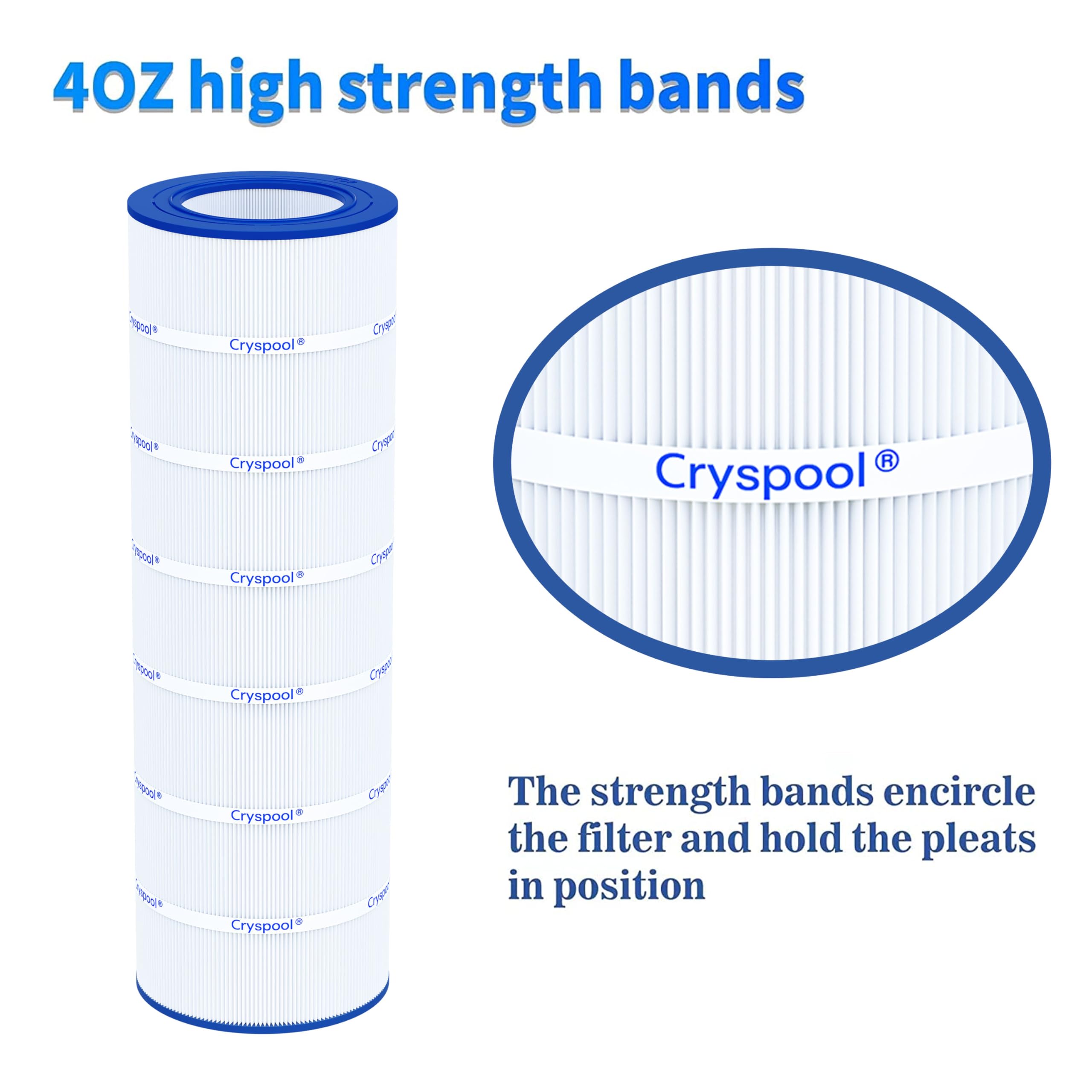 Cryspool easy-cleaning feature for reusable cartridge performance.
