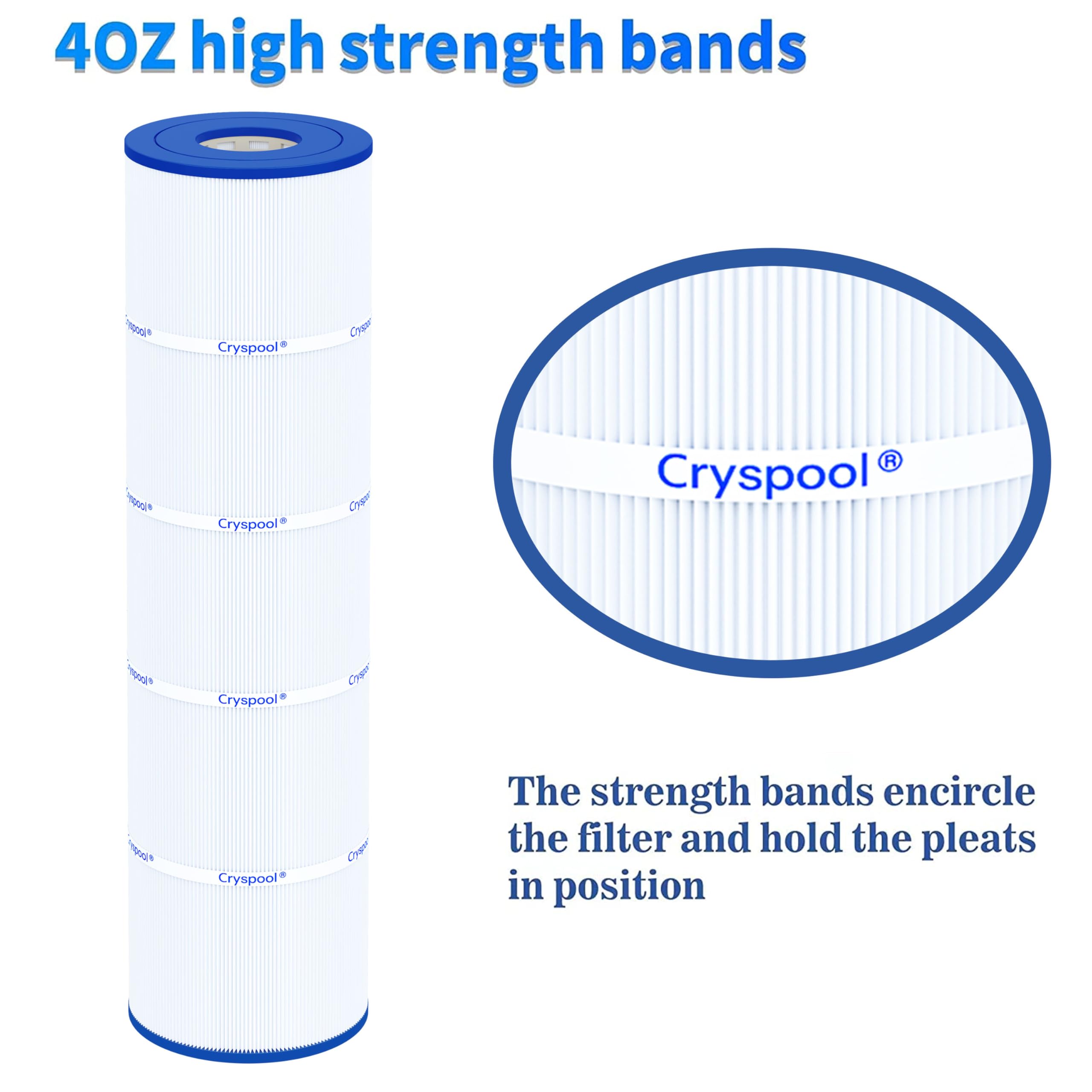 Cryspool filter fitment connection illustrating easy installation.