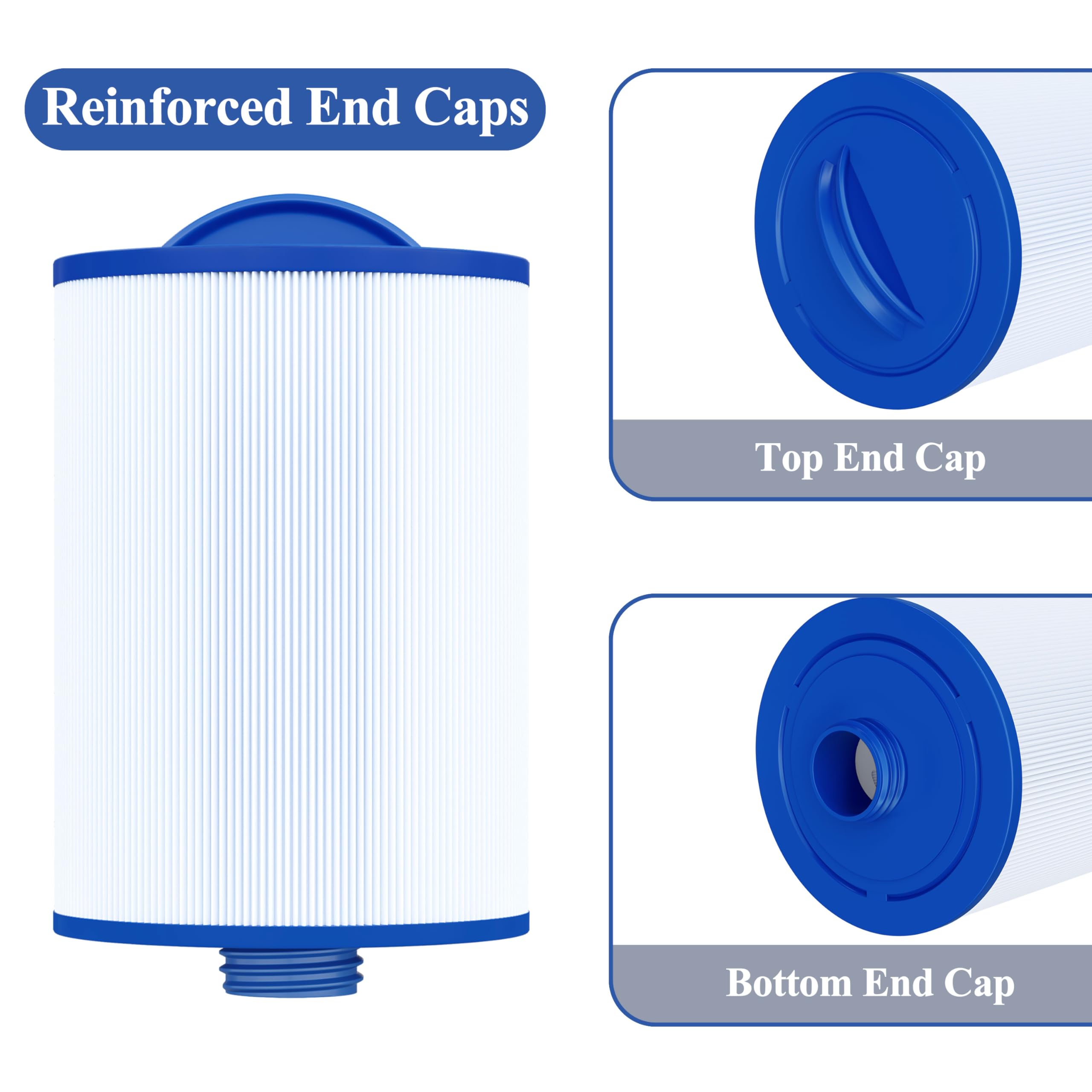 Cryspool pleats trapping impurities efficiently for cleaner water.