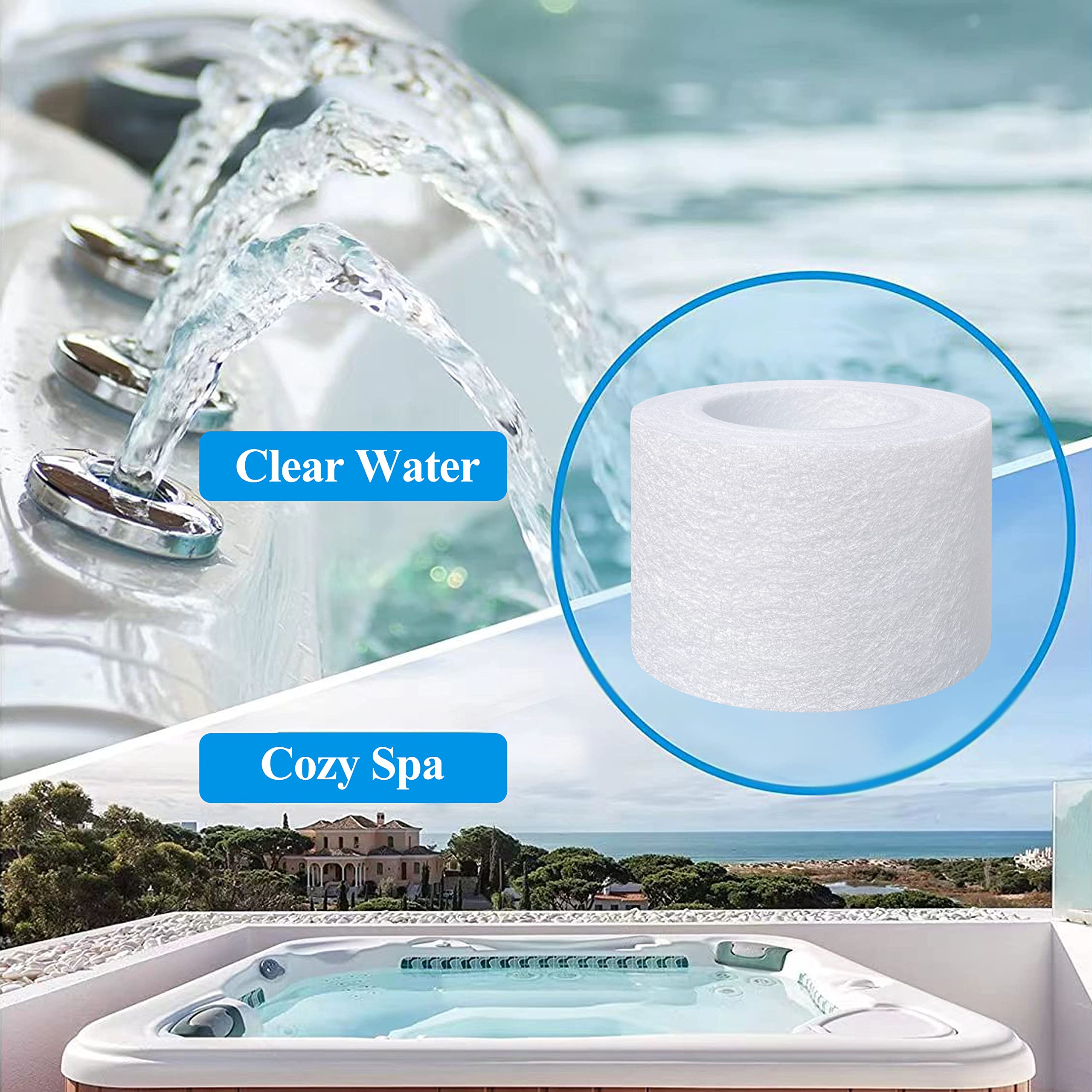 Cryspool S502 filter installed in a Sundance spa setup.