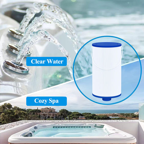Cryspool two-pack filter set offers ready replacements for spa maintenance.