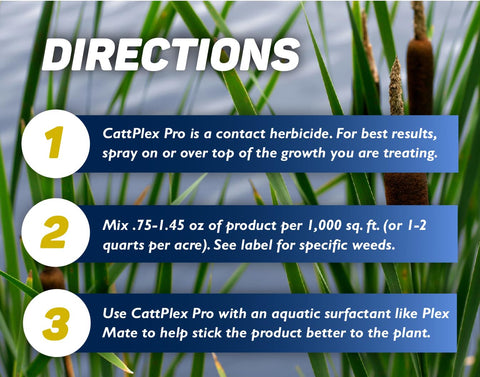 Crystal Blue CattPlex Pro label-guided application for safe aquatic use