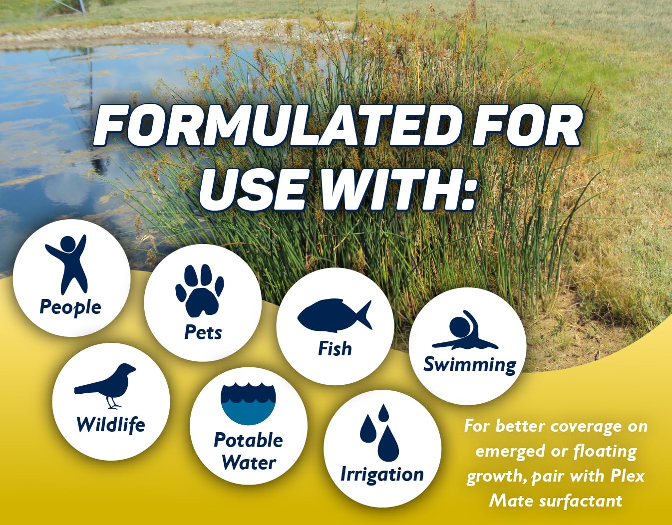 Crystal Blue CattPlex Pro addresses floating weeds with precision
