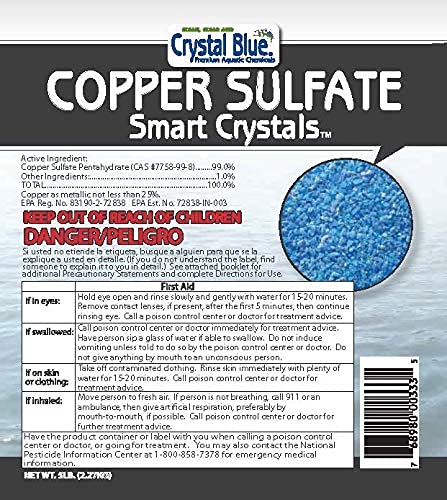 Crystal Blue large water body algae management application example.