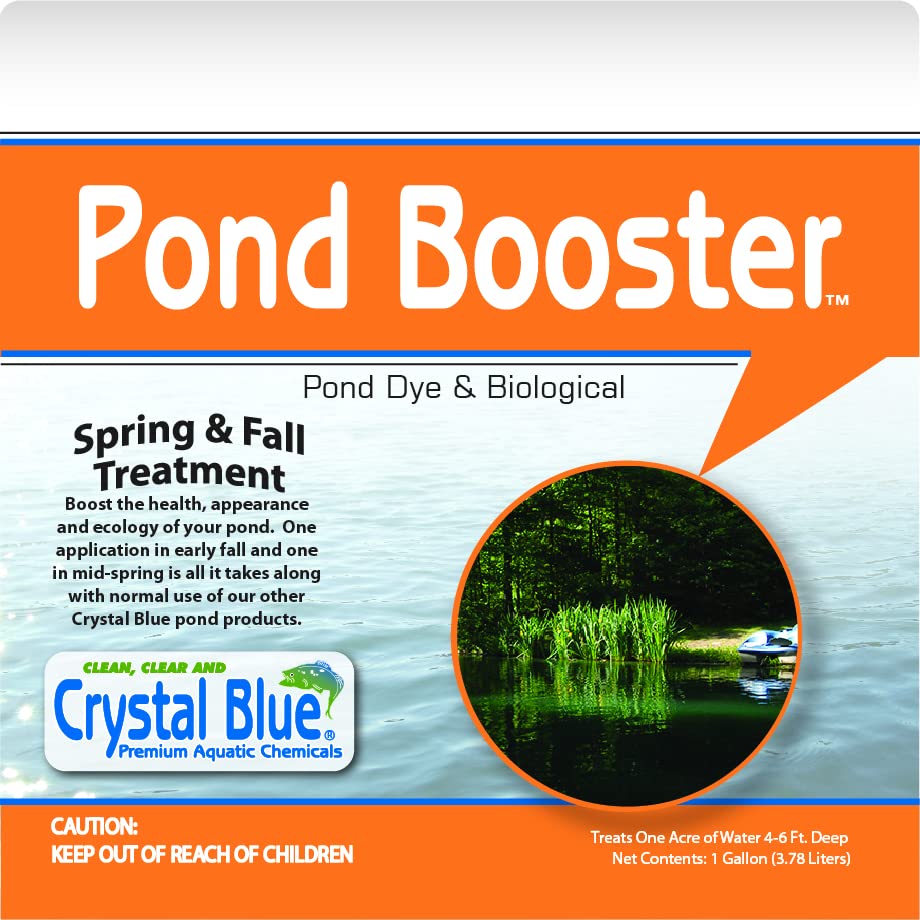 Crystal Blue Pond Booster maintains color and clarity year round