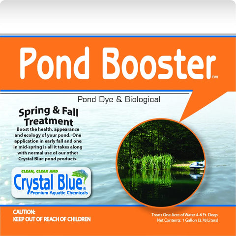 Crystal Blue Pond Booster maintains color and clarity year round