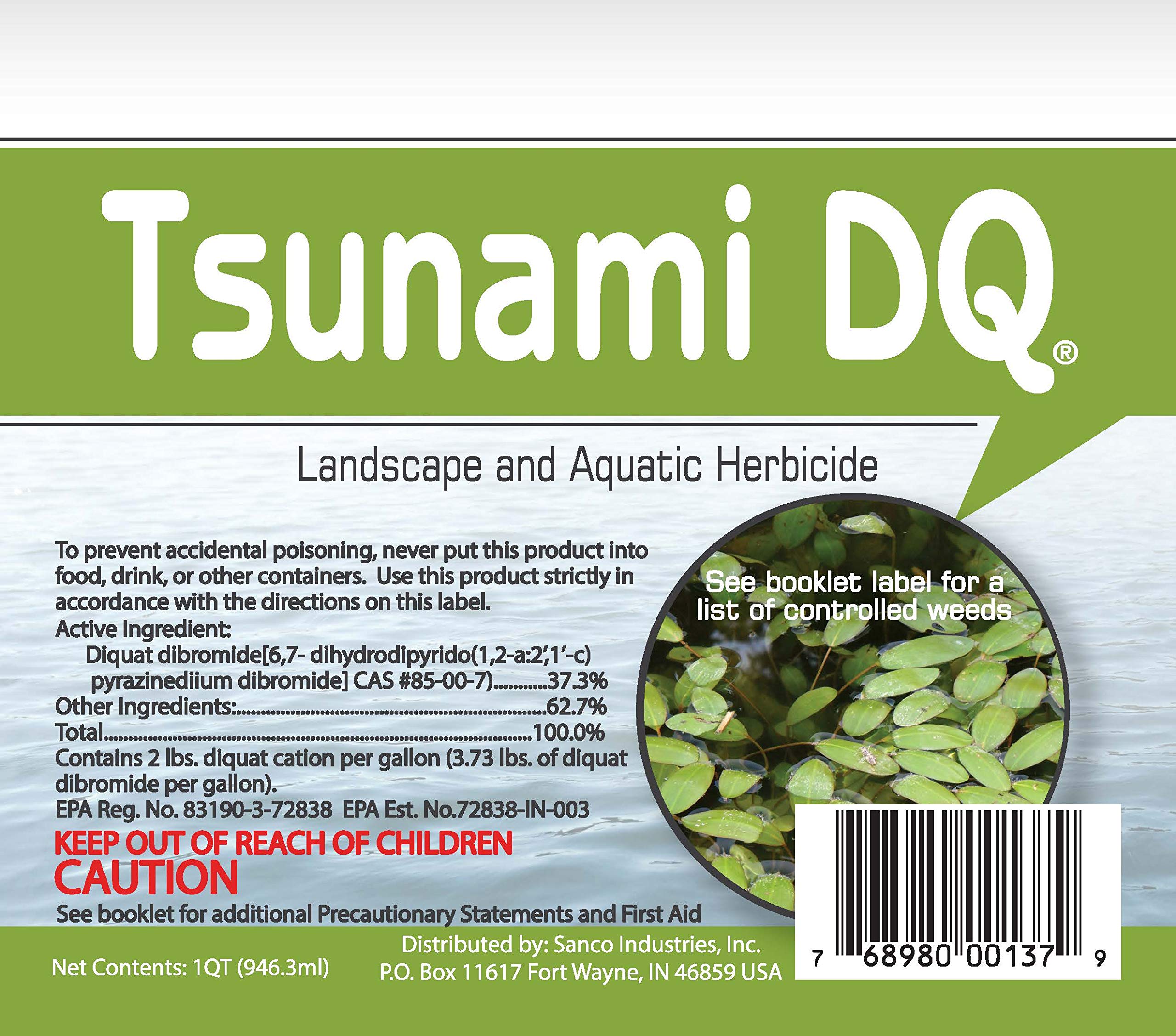 Crystal Blue Tsunami DQ concentrate-visual showing dense liquid ready for dilution.