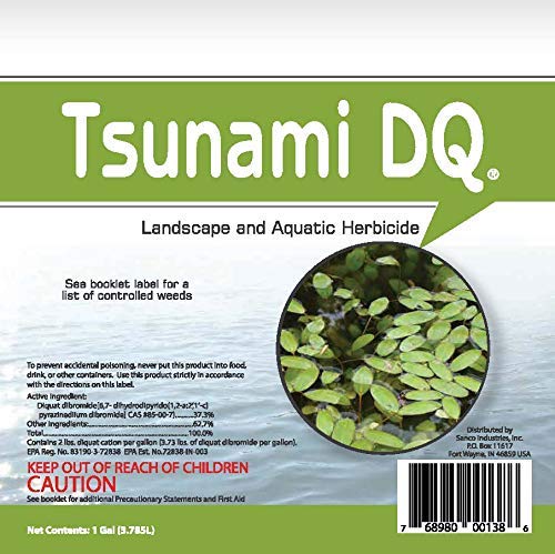 Crystal Blue Tsunami DQ ready-to-mix-concentrate shown for simple preparation.