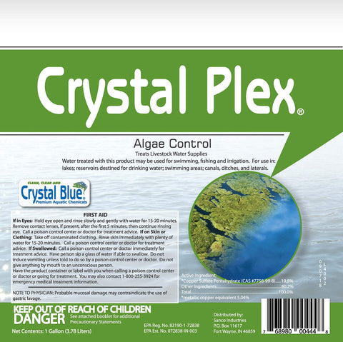 Crystal Plex chara and planktonic algae action for healthier pond cycles.
