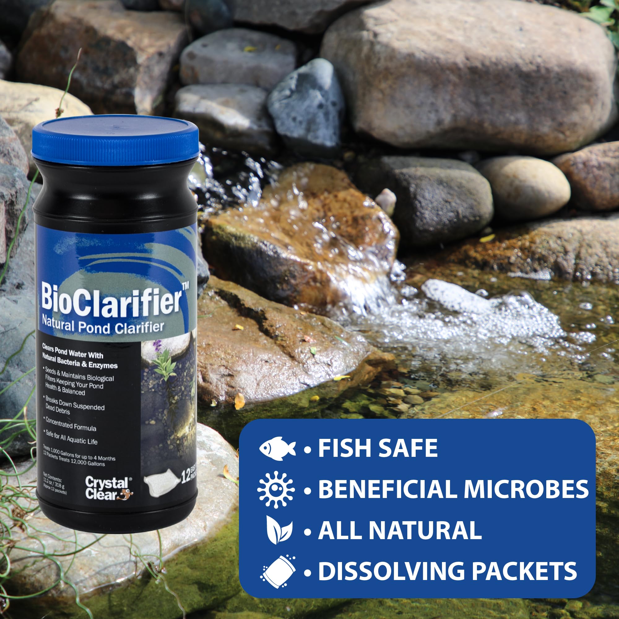BioClarifier benefits aquatic plants with cleaner water