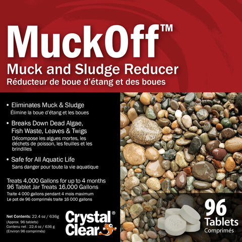 CrystalClear MuckOff bottom muck being digested by beneficial bacteria