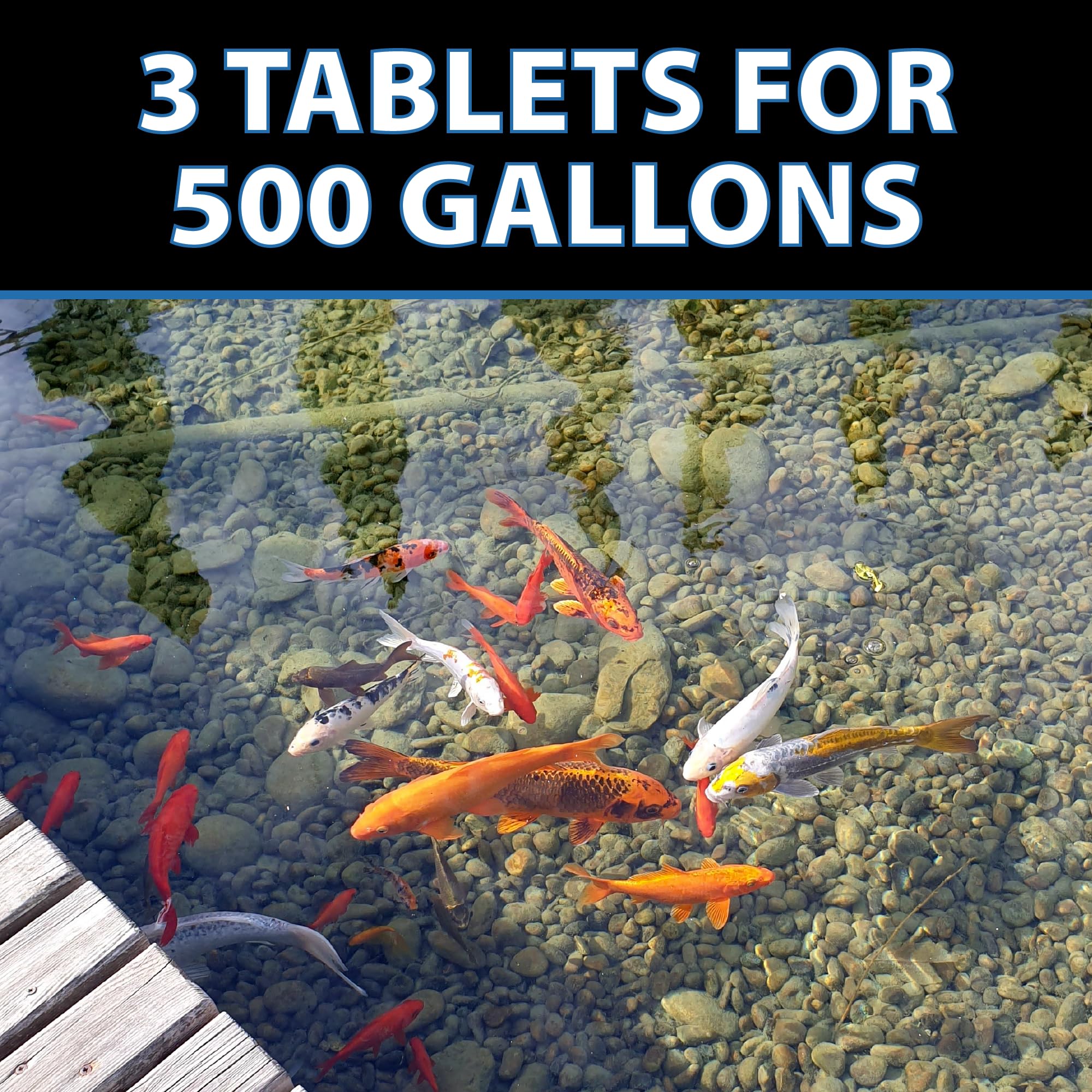 CrystalClear MuckOff water clarity improves as muck is broken down.