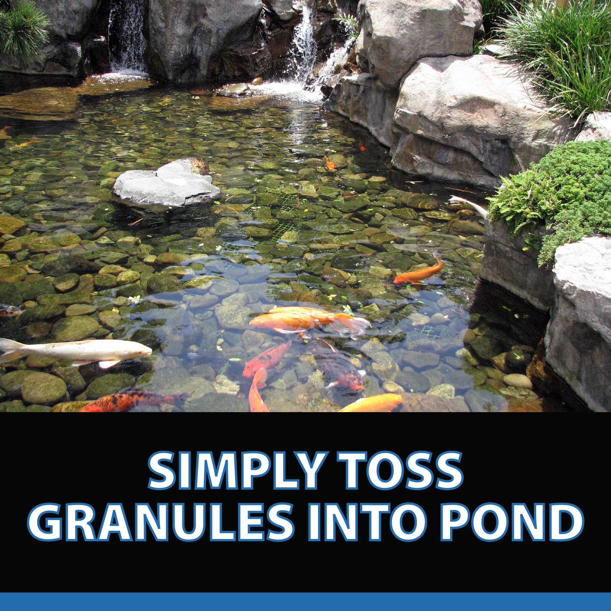 CrystalClear ParaSalt uses evaporated sea salts for pond balance.