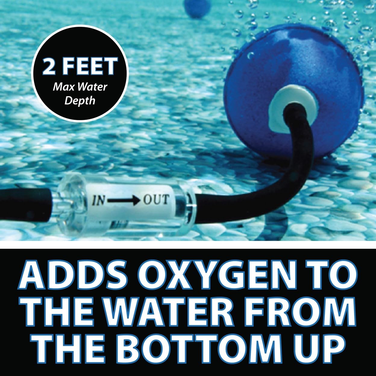 CrystalClear PondAir 2 tubing kit enables easy pond installation.