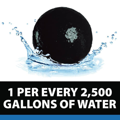 CrystalClear PondShock Ball helps remove ammonia from pond water