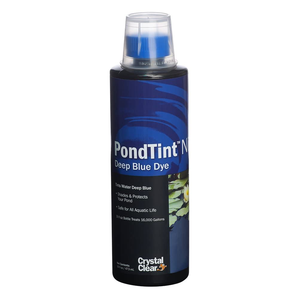 CrystalClear PondTint NITE bottle for easy pond coloring and UV shade