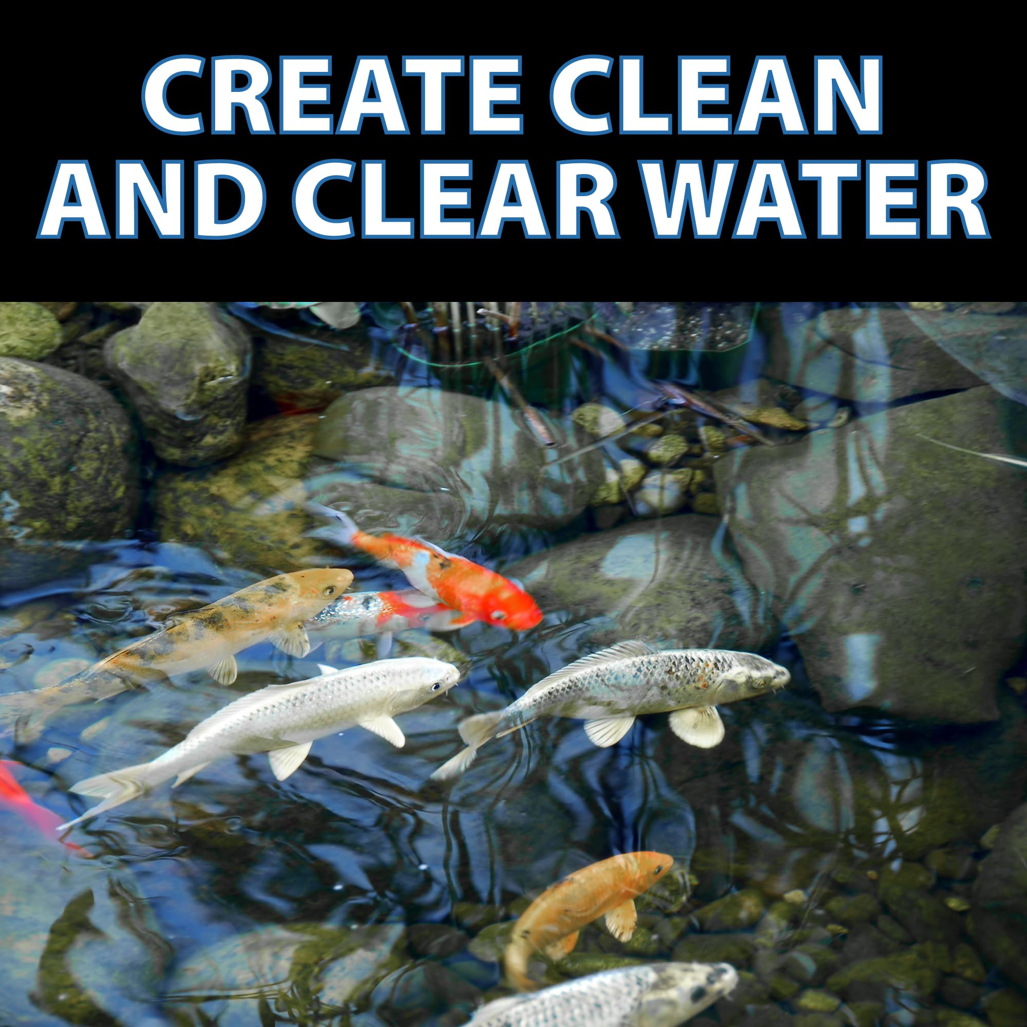 CrystalClear RapiClear keeps pond water clear year round in all seasons