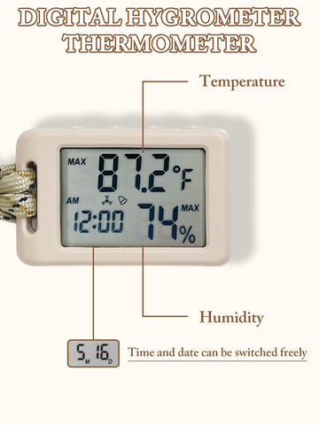 CryzhalinX clock display shows time and date for easy scheduling.
