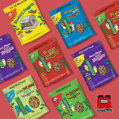 C&S Multi-bird appeal helps attract different species to your feeder.