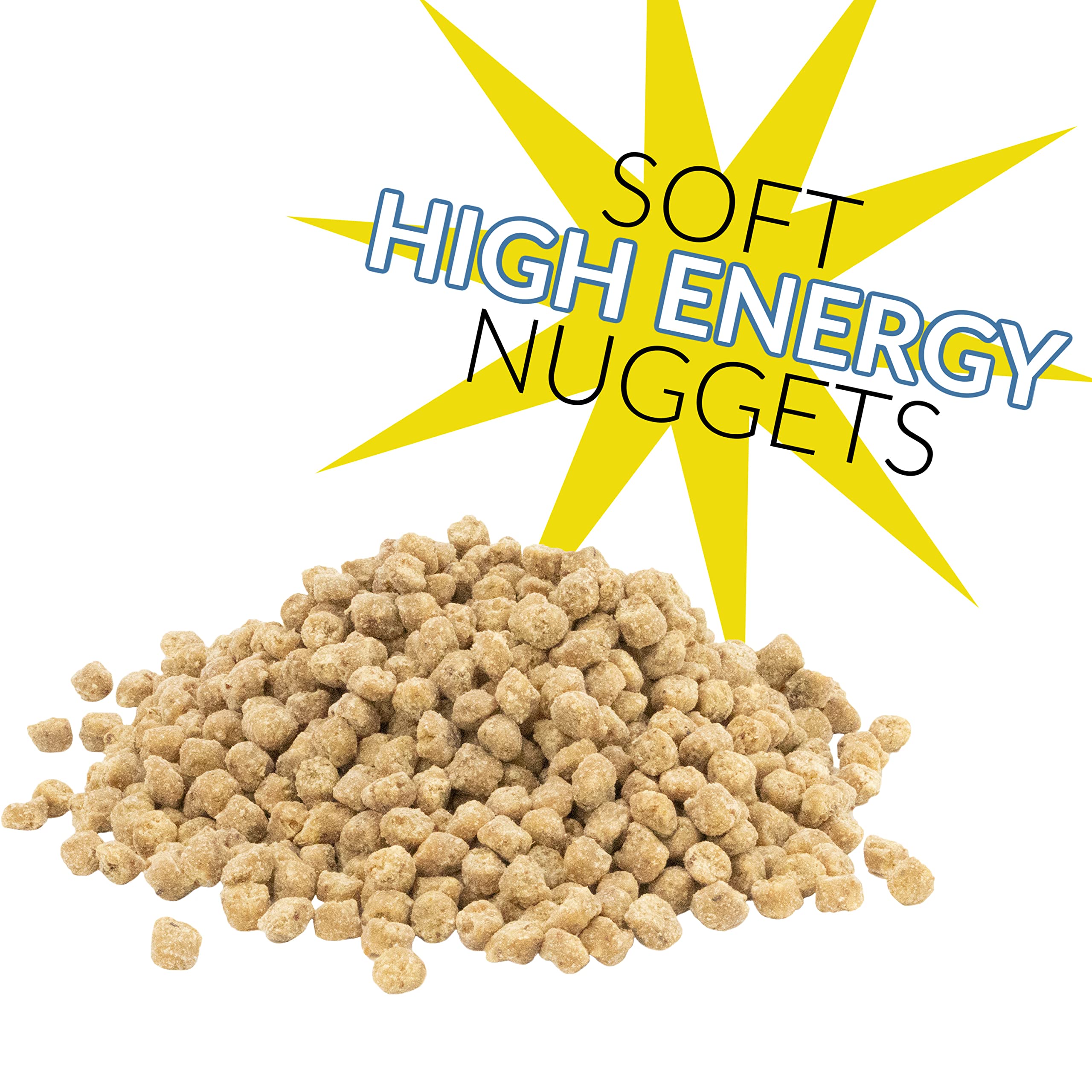 C&S Bluebird Nuggets with raisins, corn, and oats; appeals to fruit- and insect-eating birds.