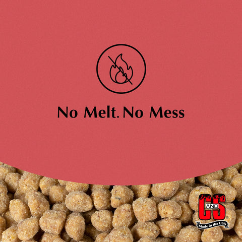 C&S Nuggets reduce mess with a cleaner feeding experience.