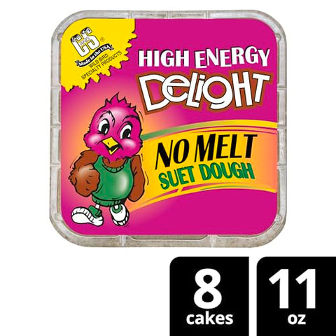 C&S High Energy Delight remains solid up to 100°F at feeders