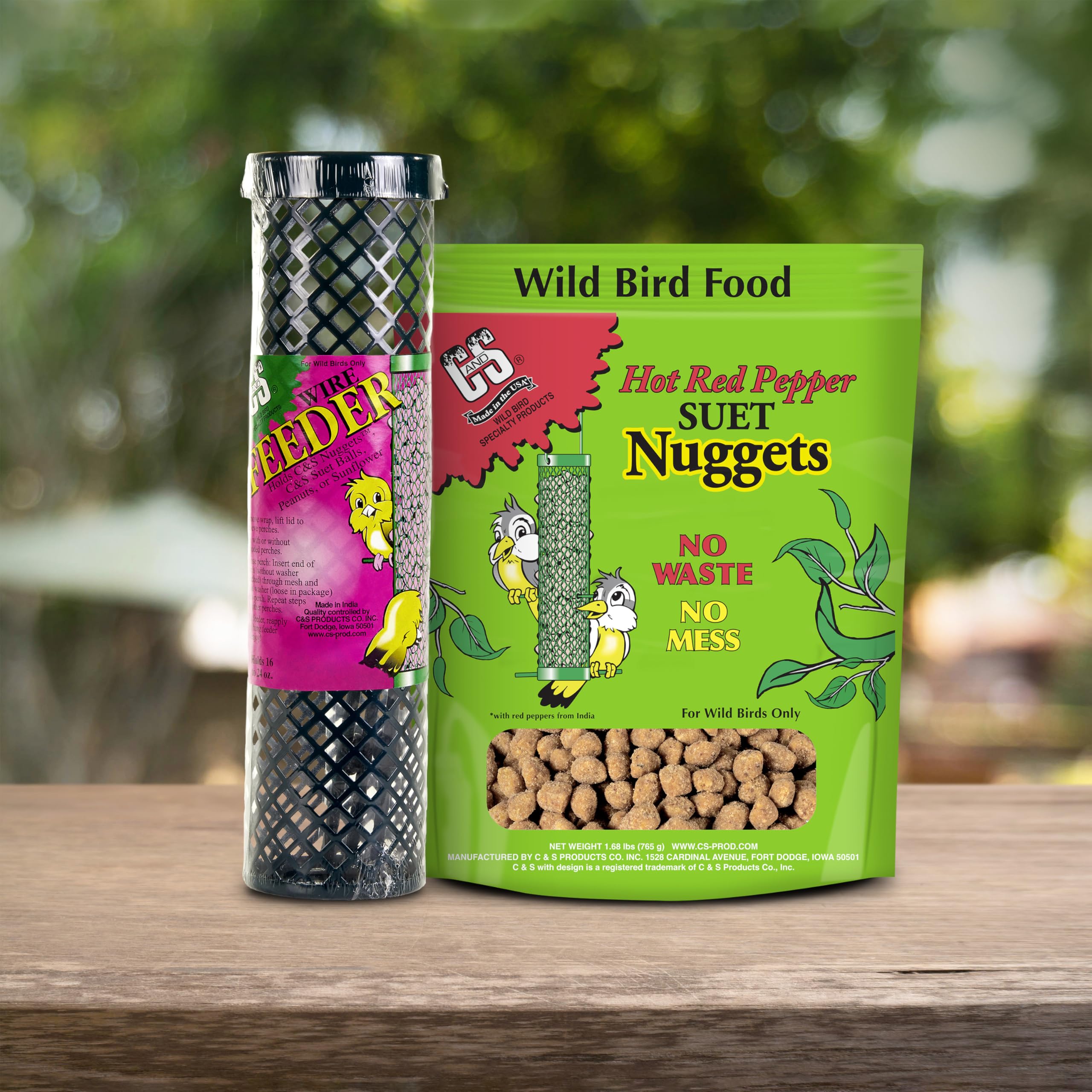 CS Hot Pepper Suet Nuggets offer a variety of flavors, including berry and nuts.