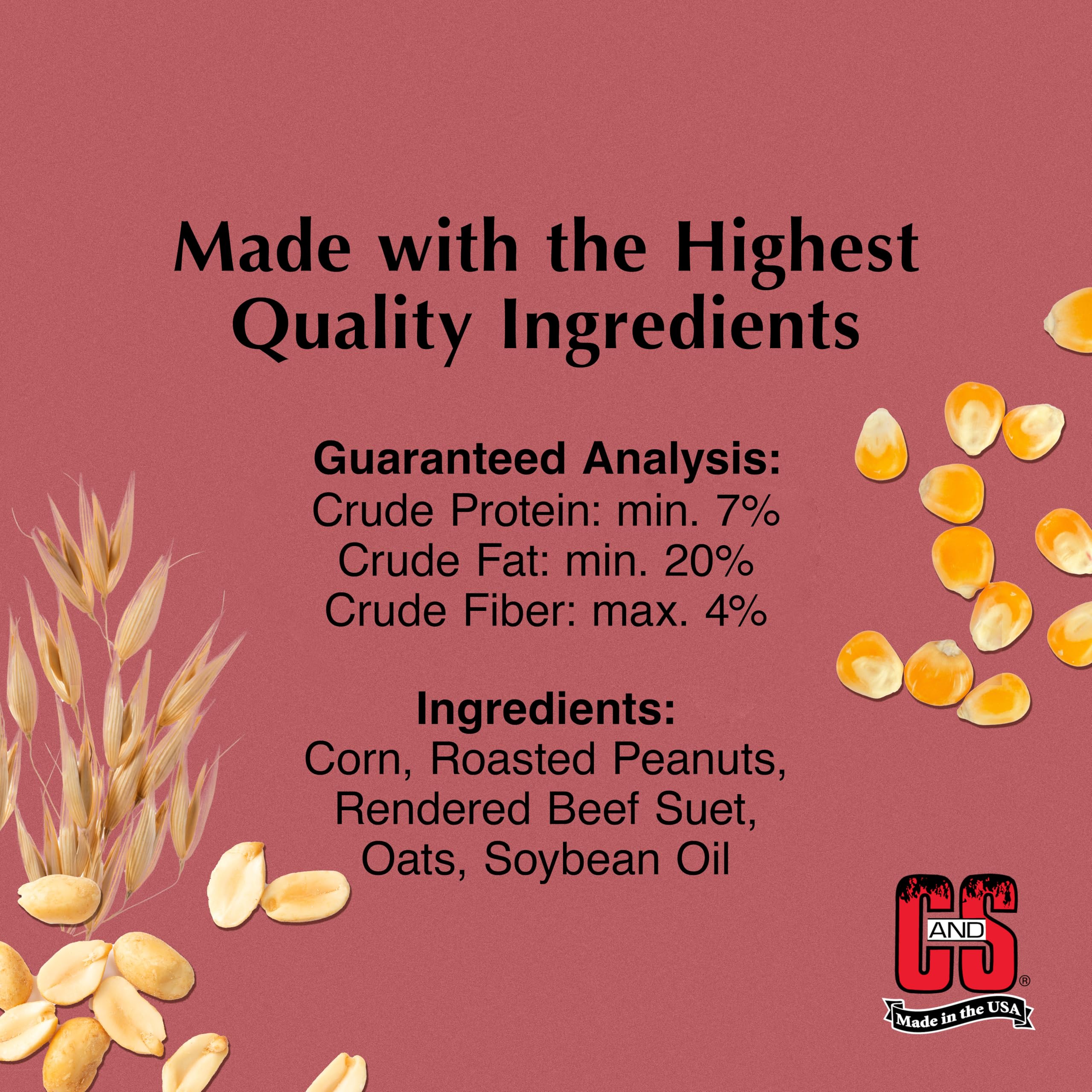 C&S Nuggets offer no-melt, no-waste convenience for platform feeders.