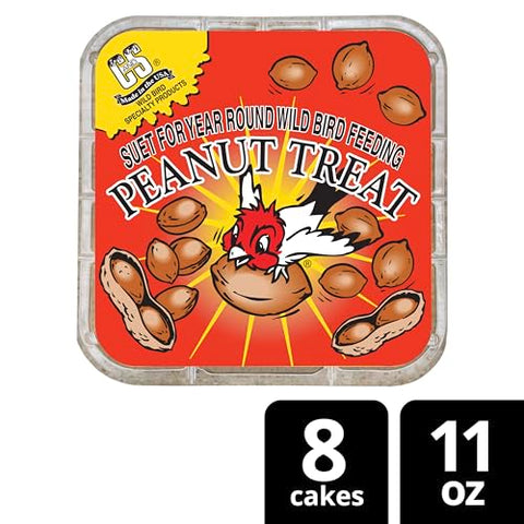 CS Peanut Suet Treat suet cake texture looks crunchy and satisfying.