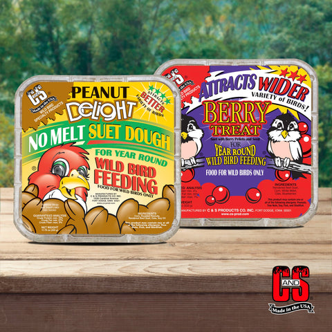 C&S Suet Variety Value Pack 12 peanut-delight portions shown