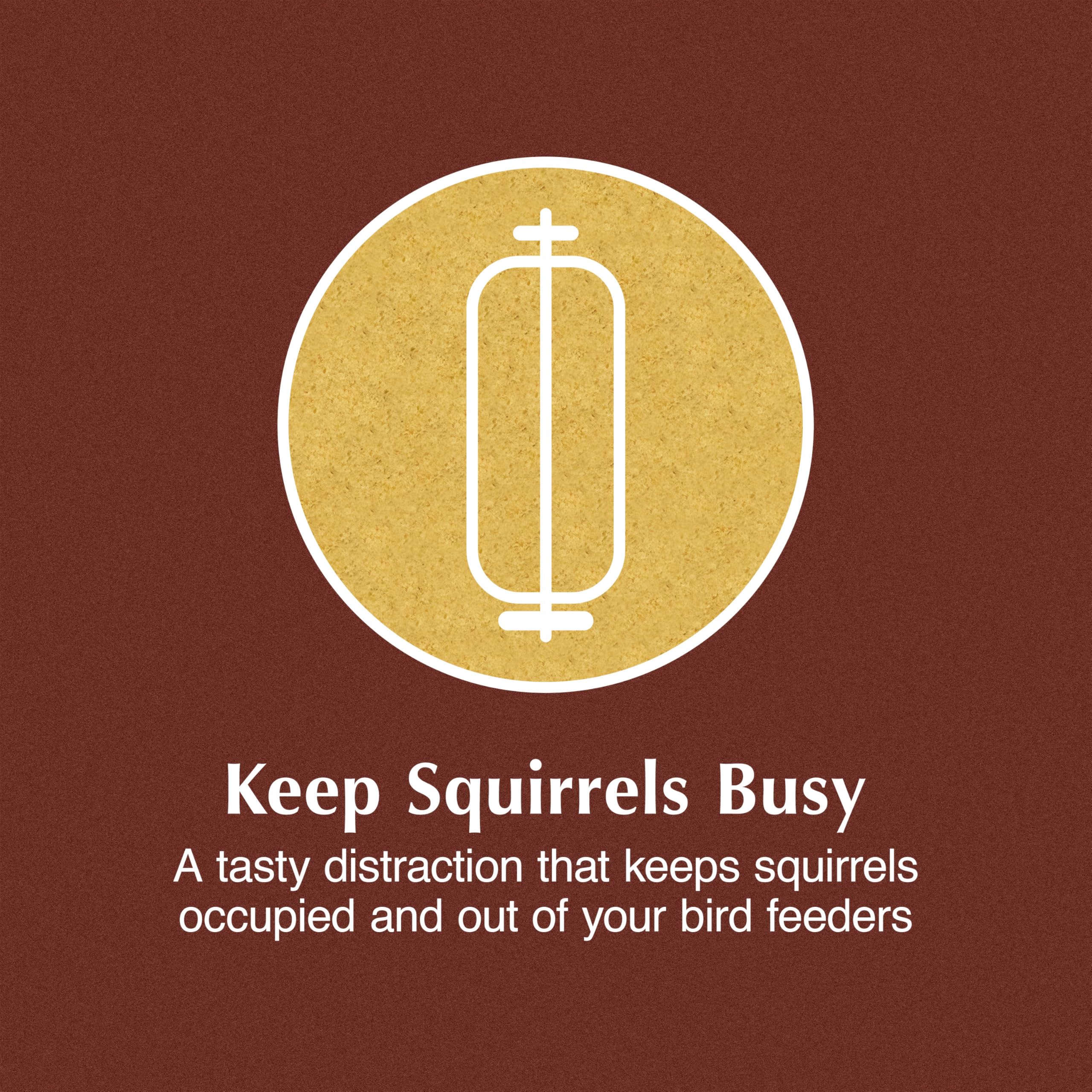 Backyard wildlife watchers enjoy steady entertainment with the C&S Squirrelog in view.